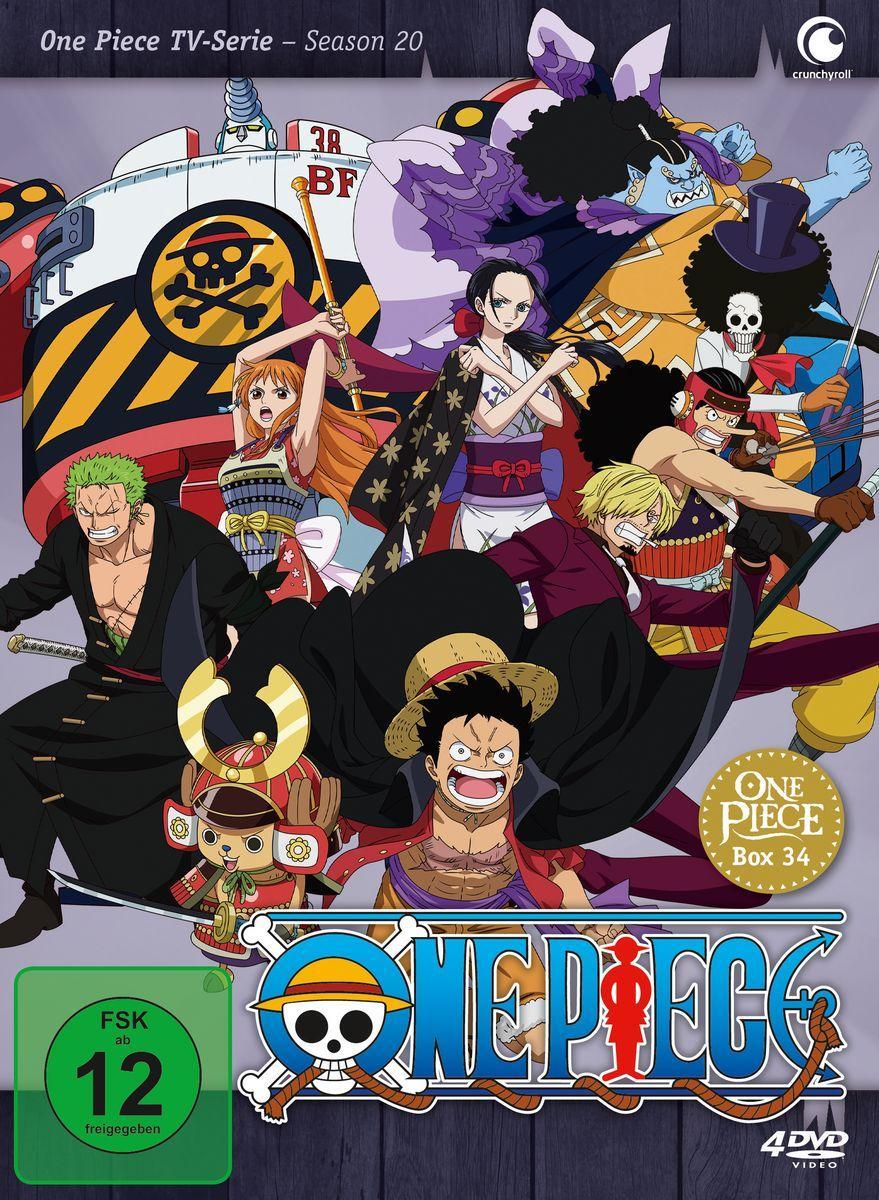 Vorderes Coverbild One Piece - TV-Serie - Box 34 (Episoden 976 - 1.000) [4 DVDs]