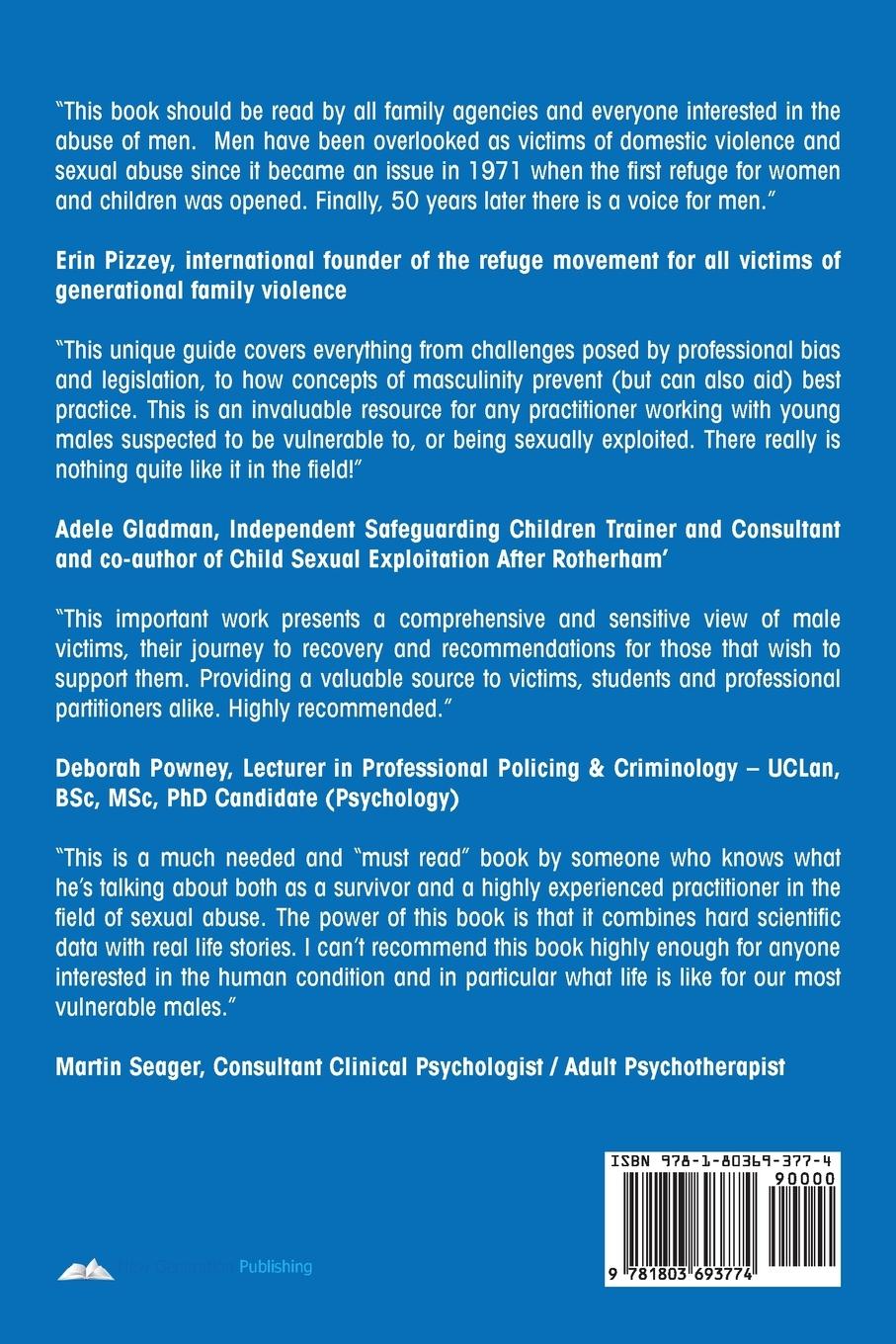 Rückseitencover The Sexual Abuse of Boys and Men