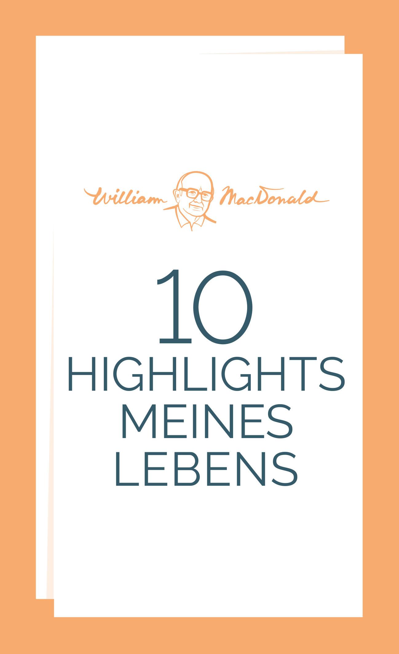 Vorderes Coverbild 10 Highlights meines Lebens