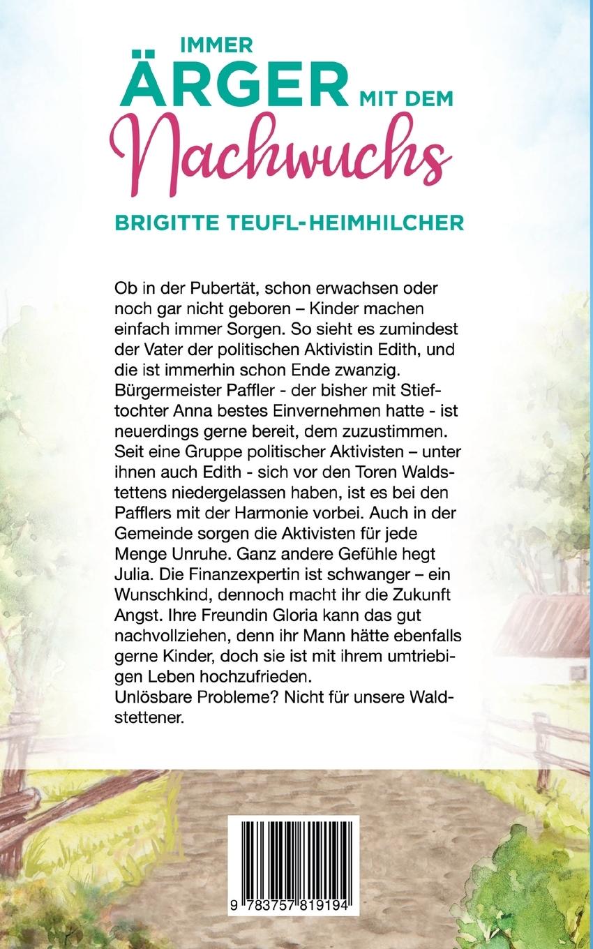 Rückseitencover Immer Ärger mit dem Nachwuchs