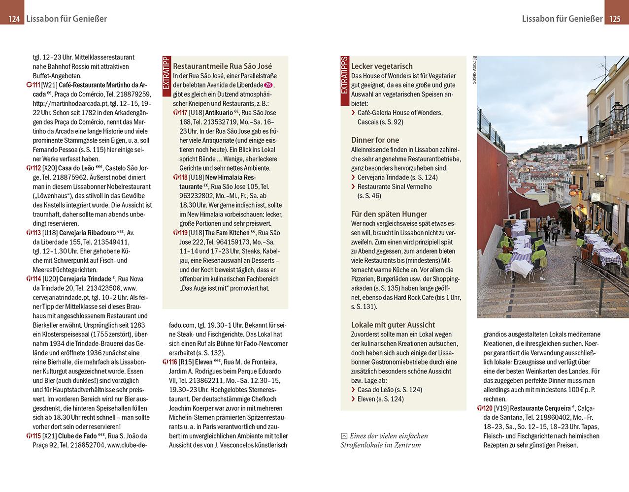 Beispielinhalt (Bild) Reise Know-How Reiseführer Lissabon (CityTrip PLUS)