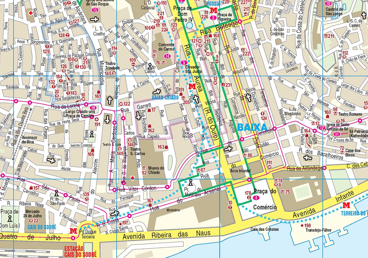 Beispielinhalt (Bild) Reise Know-How Reiseführer Lissabon (CityTrip PLUS)