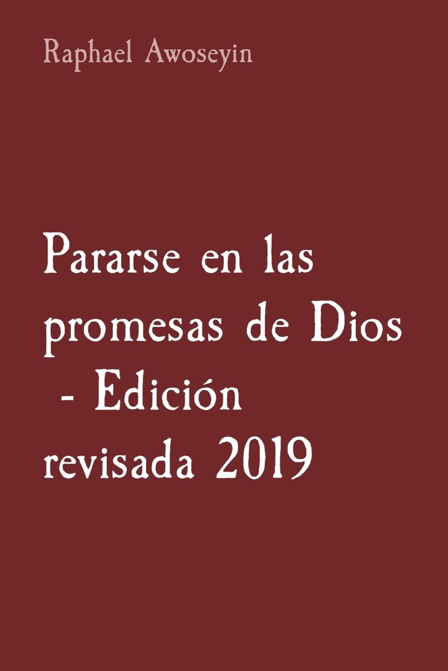Vorderes Coverbild Pararse en las promesas de Dios  - Edición revisada 2019