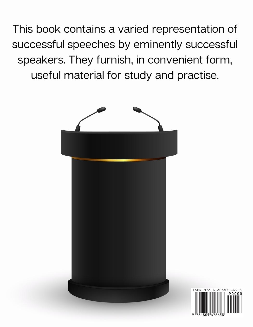 Rückseitencover Model Speeches for Practise