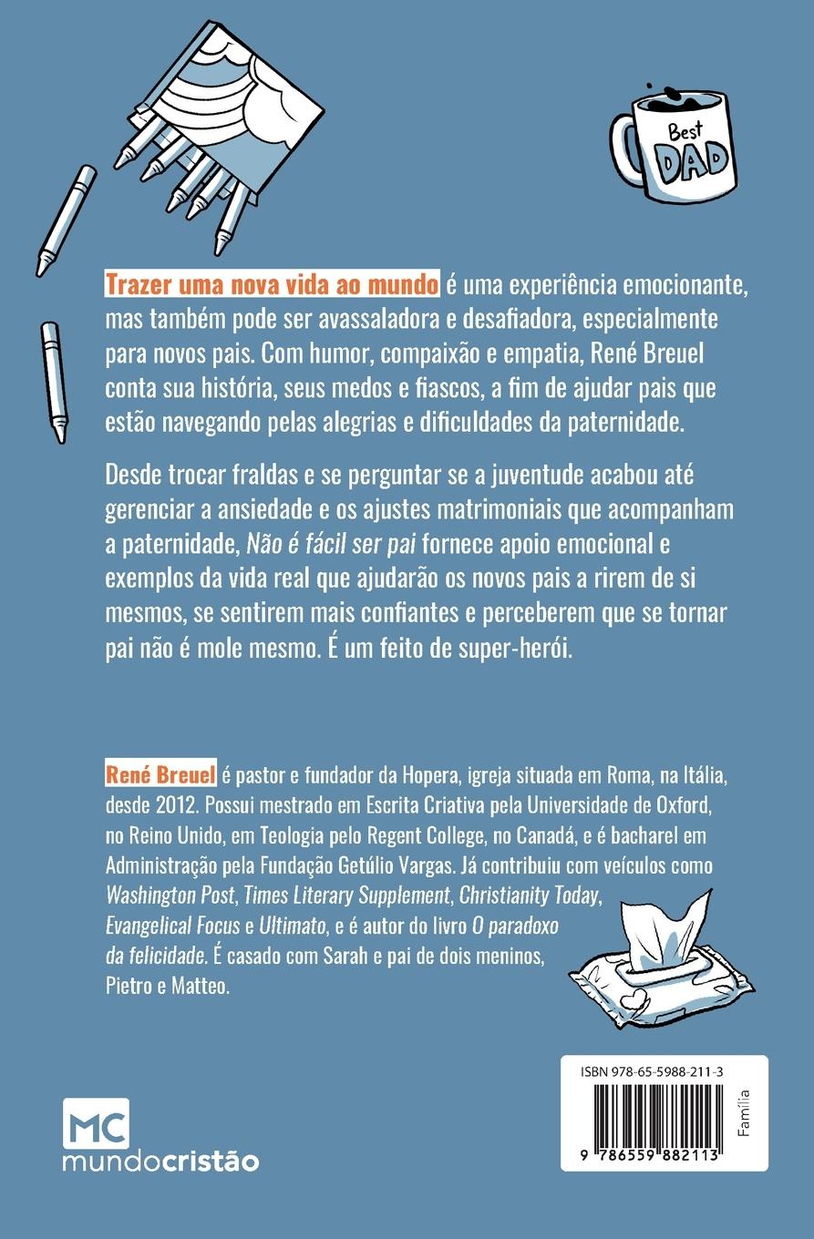 Rückseitencover Não é fácil ser pai