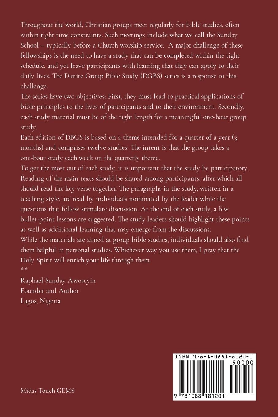 Rückseitencover Living with Eternity In View - Revised Edition 2019