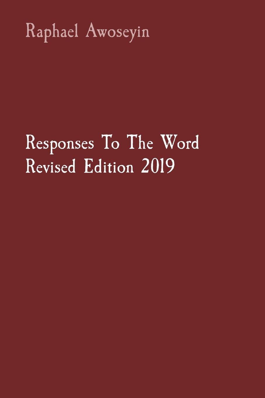 Vorderes Coverbild Responses To The Word   Revised Edition 2019