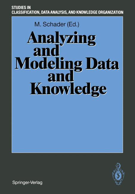 Vorderes Coverbild Analyzing and Modeling Data and Knowledge
