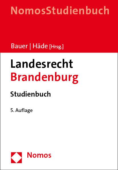 Vorderes Coverbild Landesrecht Brandenburg. Studienbuch