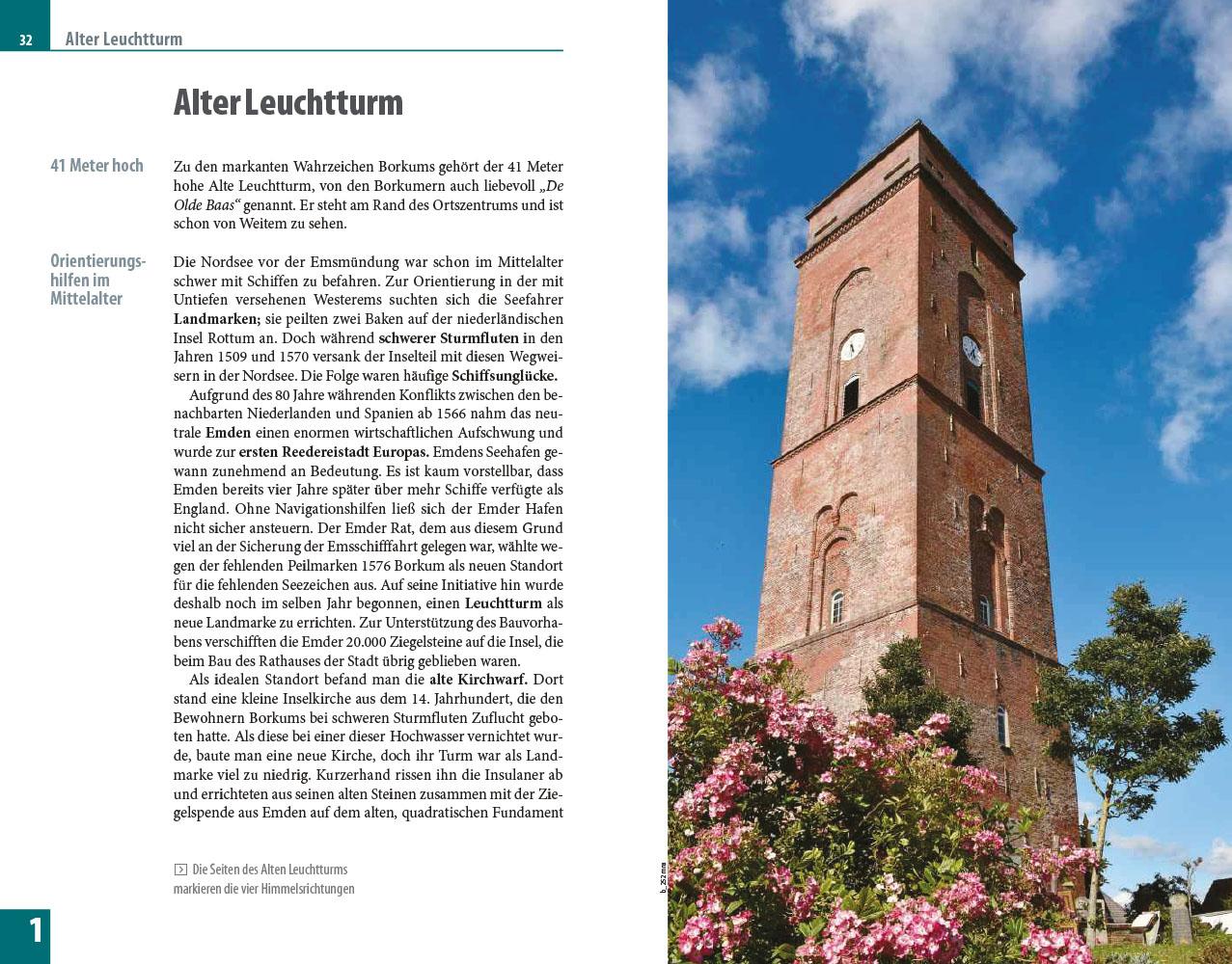 Beispielinhalt (Bild) Reise Know-How Reiseführer Borkum