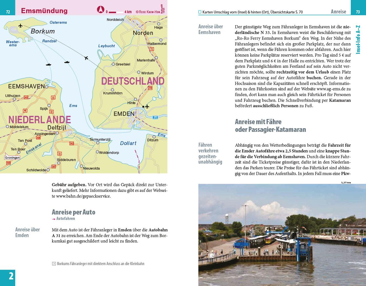 Beispielinhalt (Bild) Reise Know-How Reiseführer Borkum