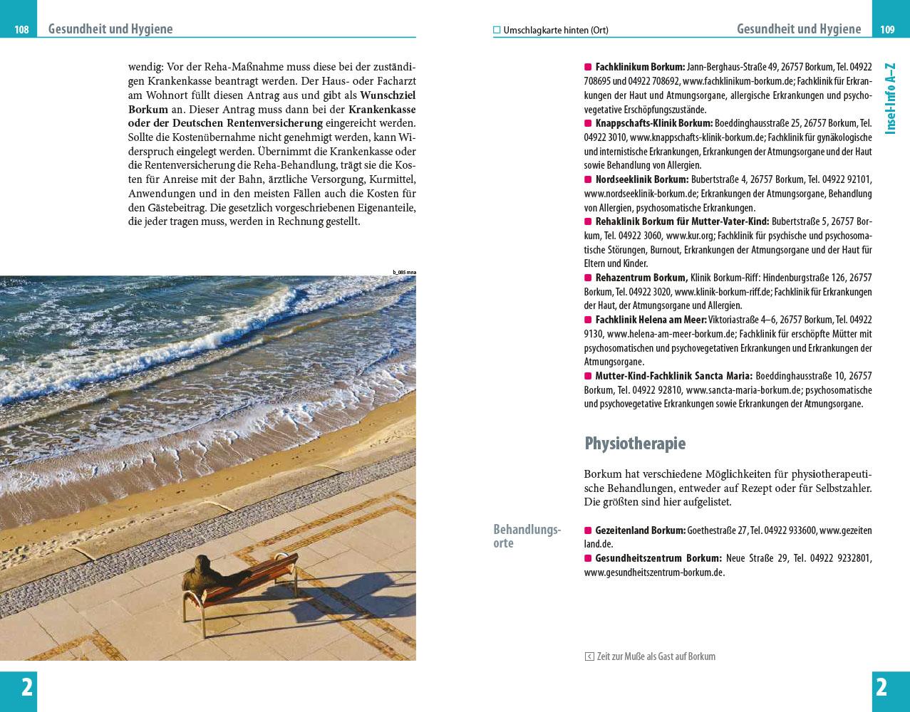 Beispielinhalt (Bild) Reise Know-How Reiseführer Borkum