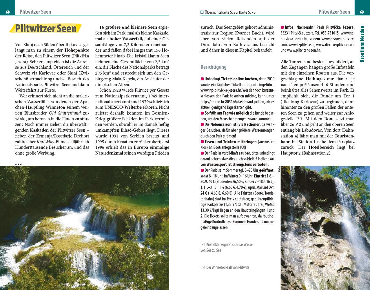 Beispielinhalt (Bild) Reise Know-How Reiseführer Kroatien