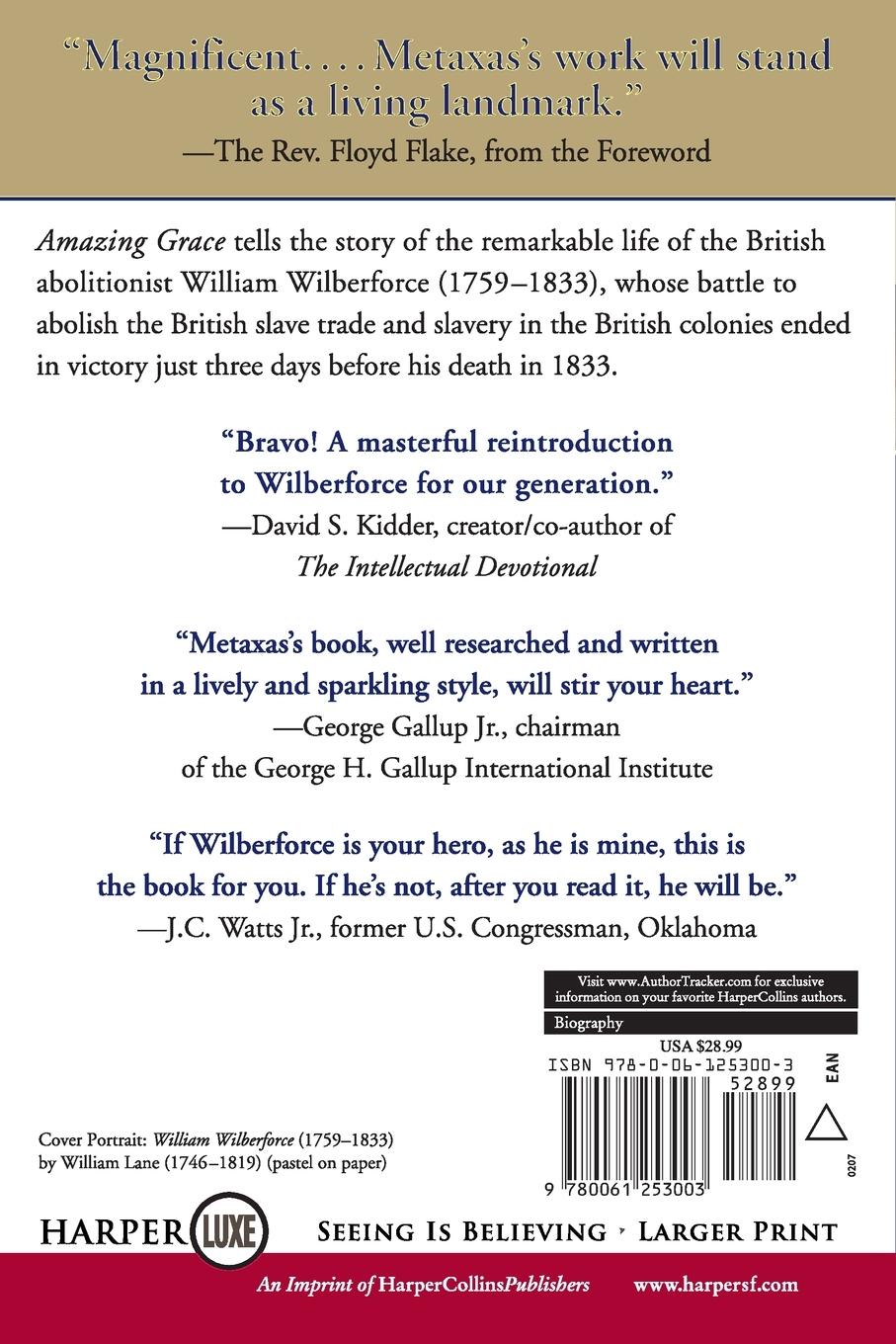 Rückseitencover Amazing Grace LP