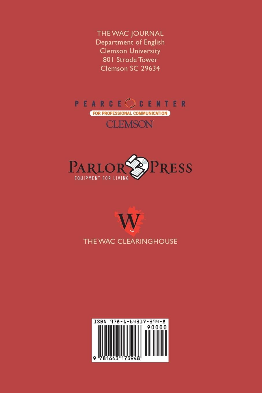 Rückseitencover WAC Journal 33 (2022)