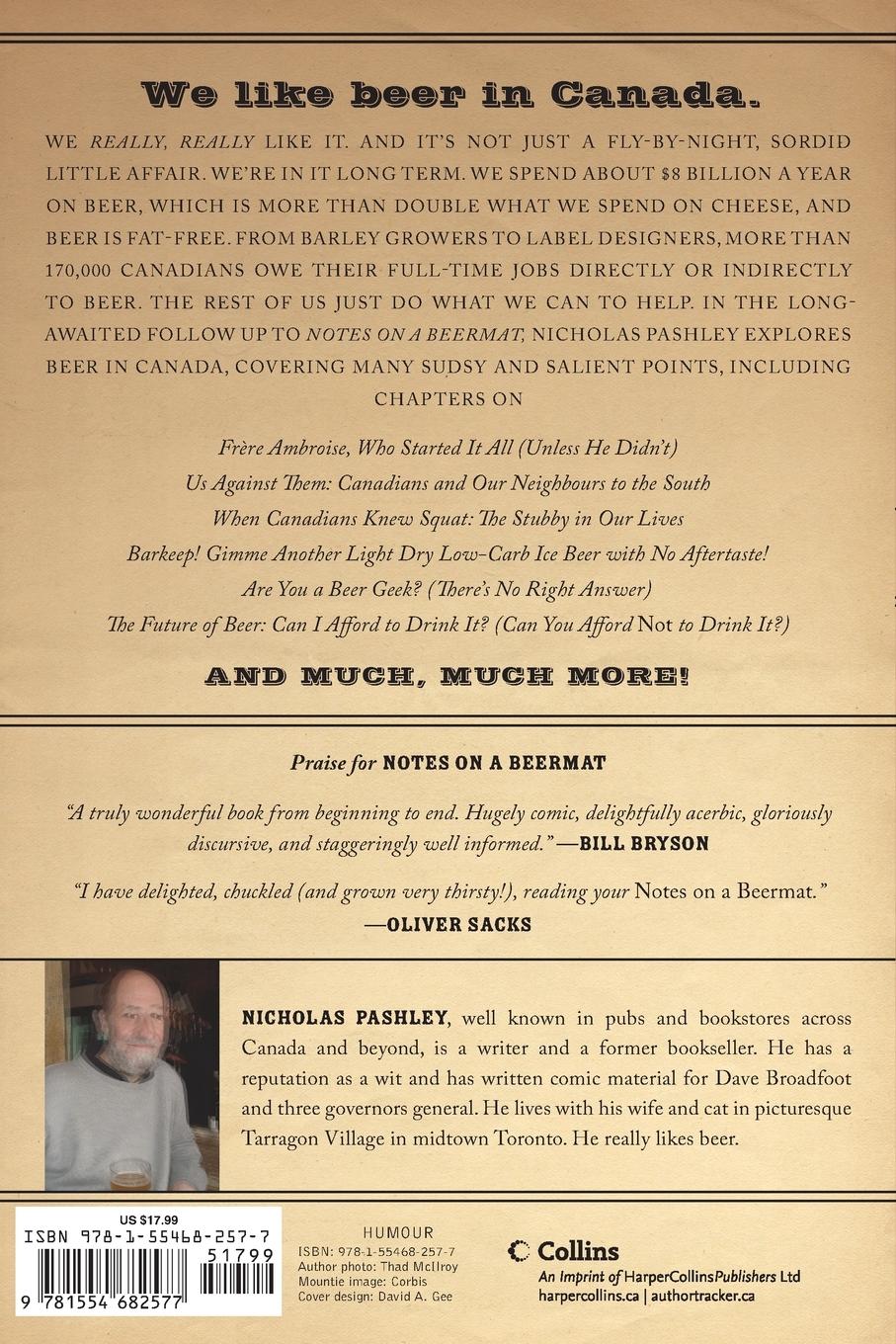 Rückseitencover Cheers! A History Of Beer In Canada