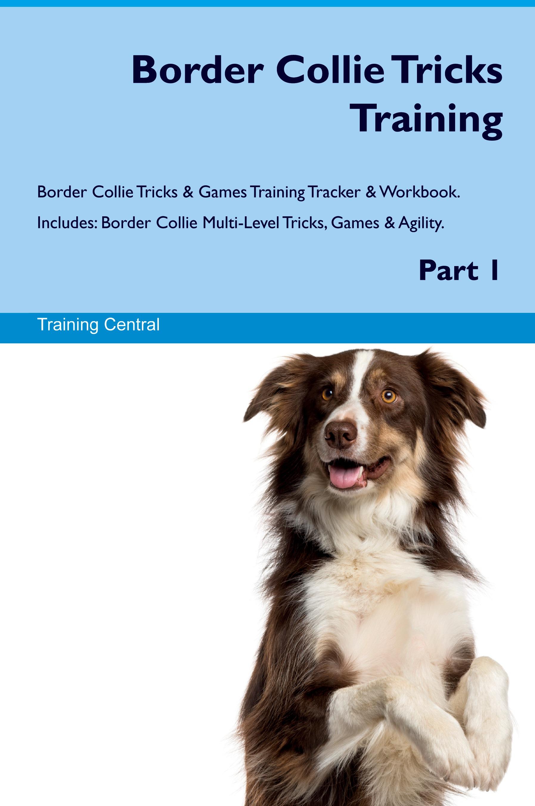 Vorderes Coverbild Border Collie Tricks Training Border Collie Tricks & Games Training Tracker &  Workbook.  Includes