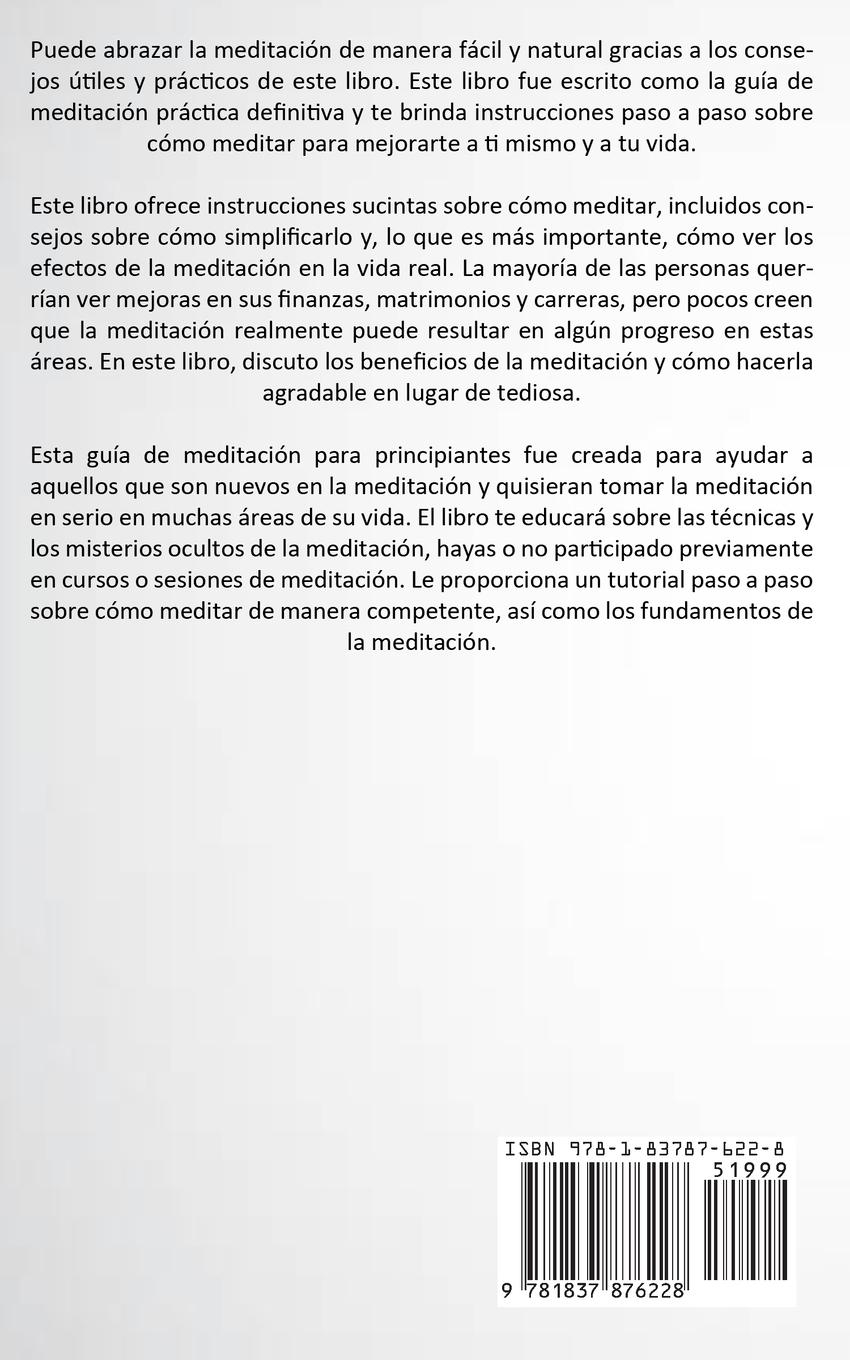 Rückseitencover Meditación