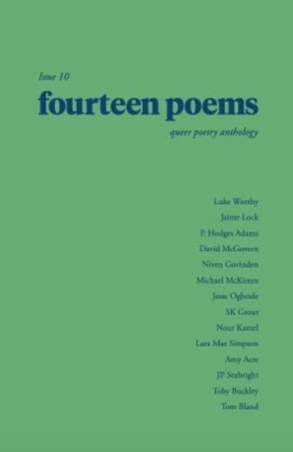 Vorderes Coverbild fourteen poems Issue 10