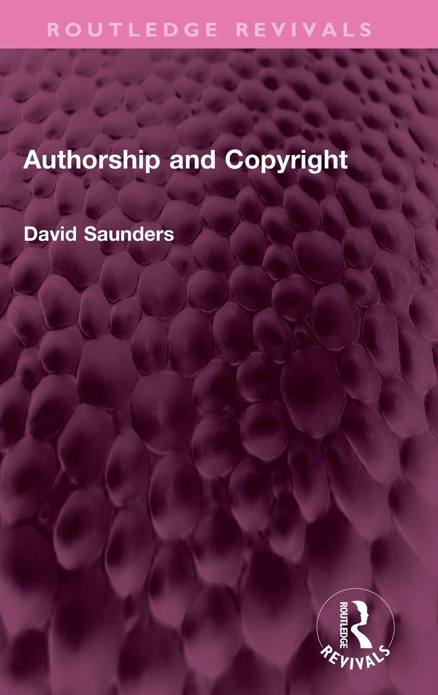 Vorderes Coverbild Authorship and Copyright