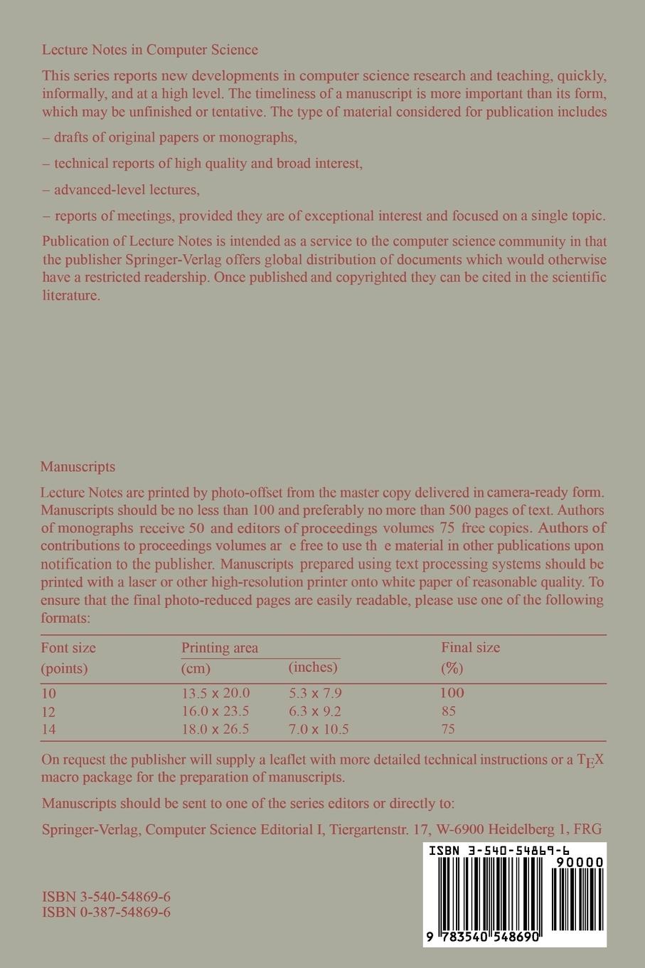 Rückseitencover New Results and New Trends in Computer Science