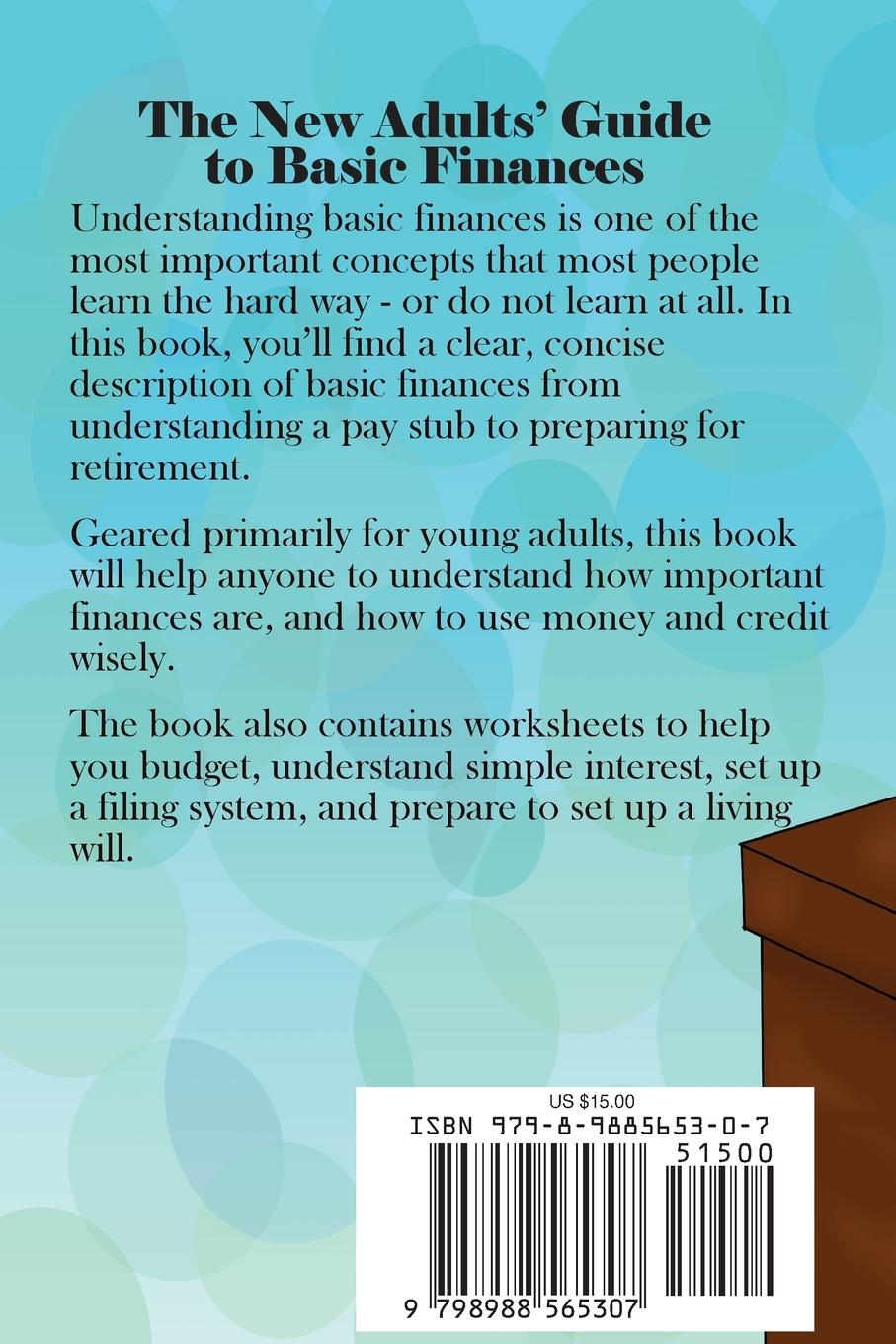 Rückseitencover The New Adults' Guide to Basic Finances