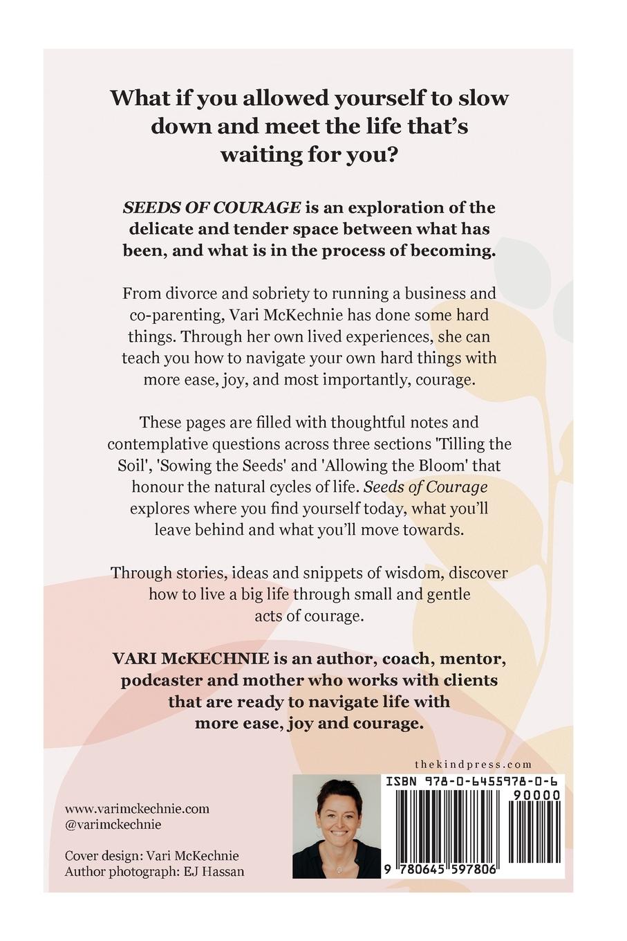 Rückseitencover Seeds of Courage