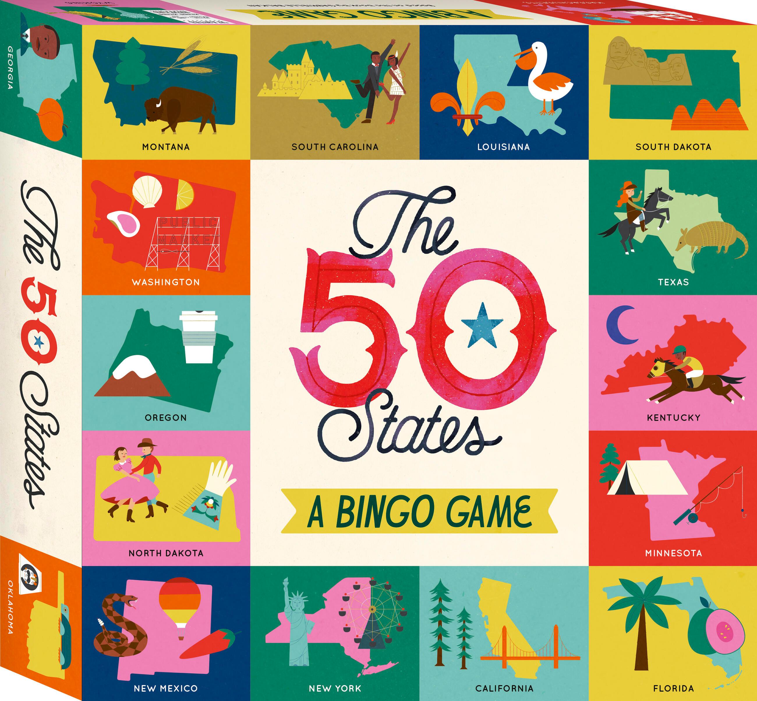 Vorderes Coverbild The 50 States Bingo Game
