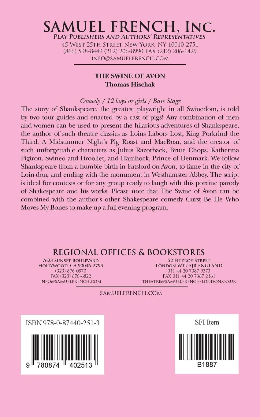Rückseitencover The Swine of Avon