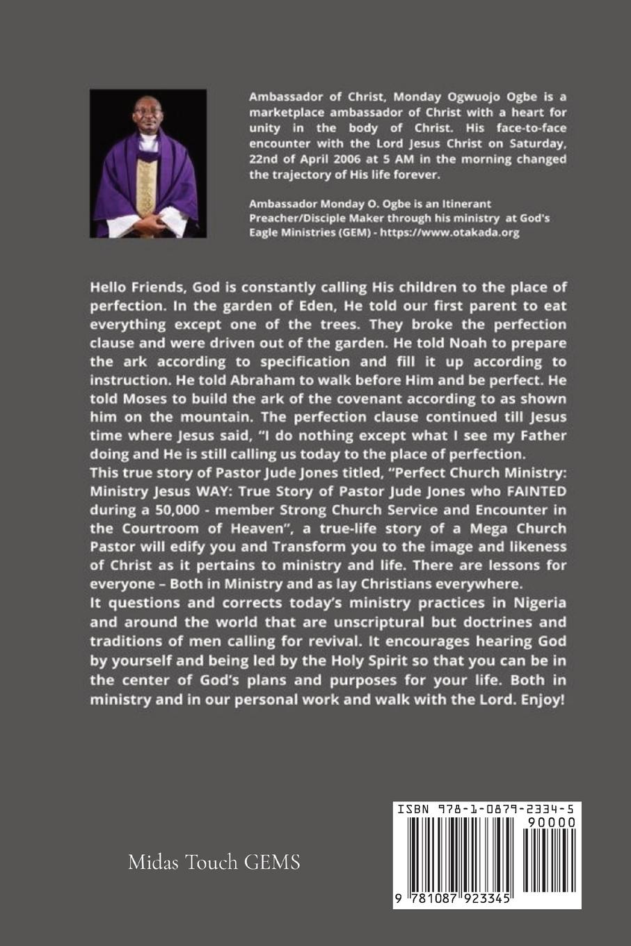 Rückseitencover True Story of Pastor Jude Jones who FAINTED during a 50,000 - member Strong Church