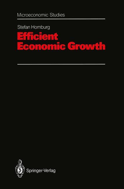 Vorderes Coverbild Efficient Economic Growth