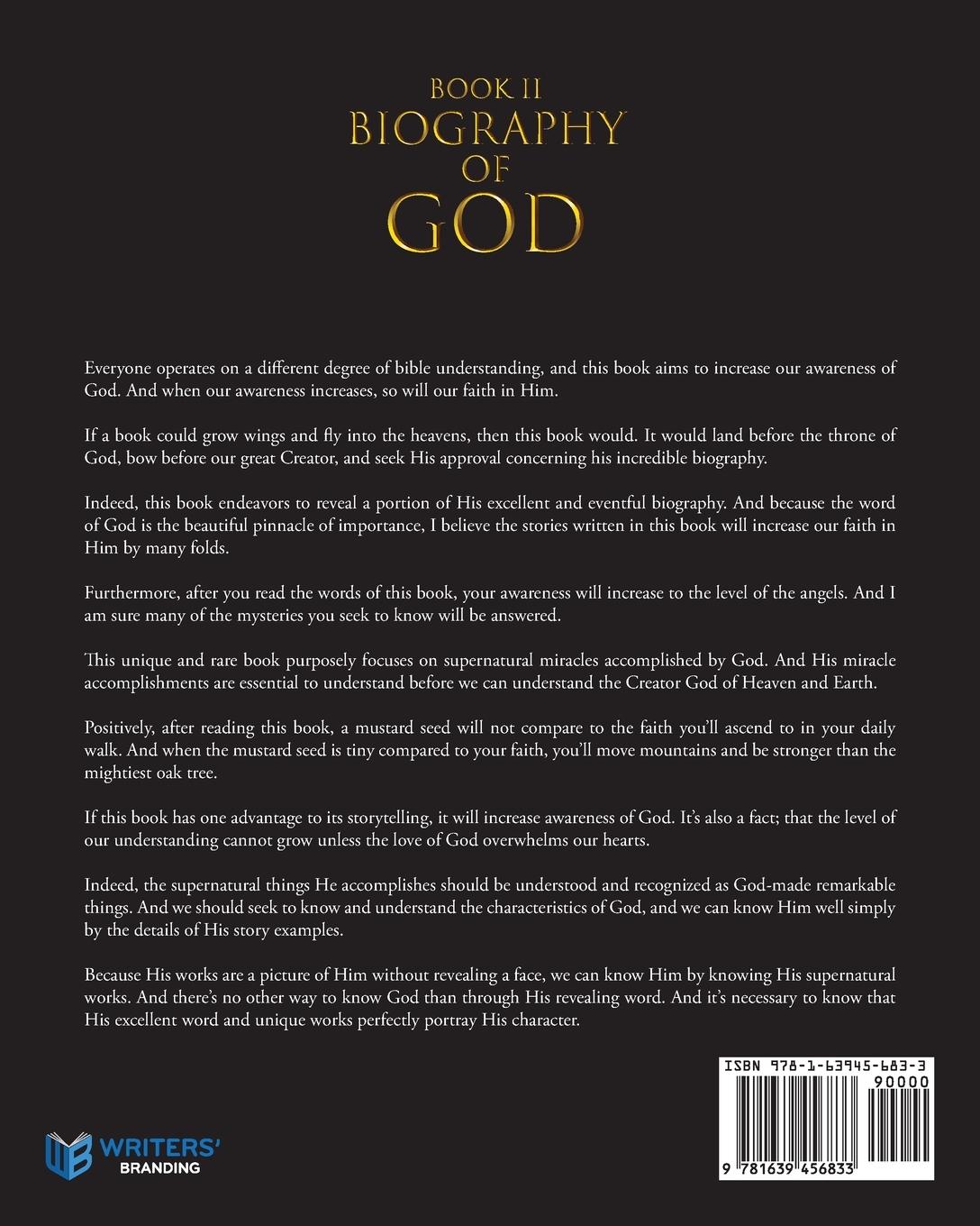 Rückseitencover Biography of God II