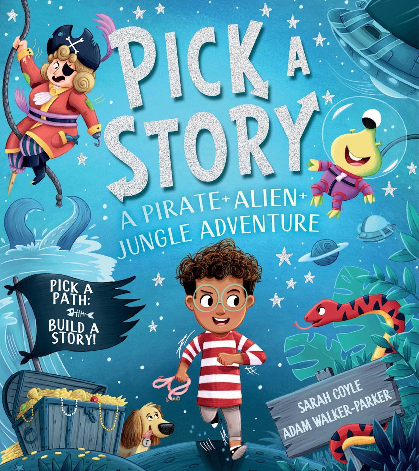 Vorderes Coverbild Pick-A-Story: A Pirate, Alien, Jungle Adventure