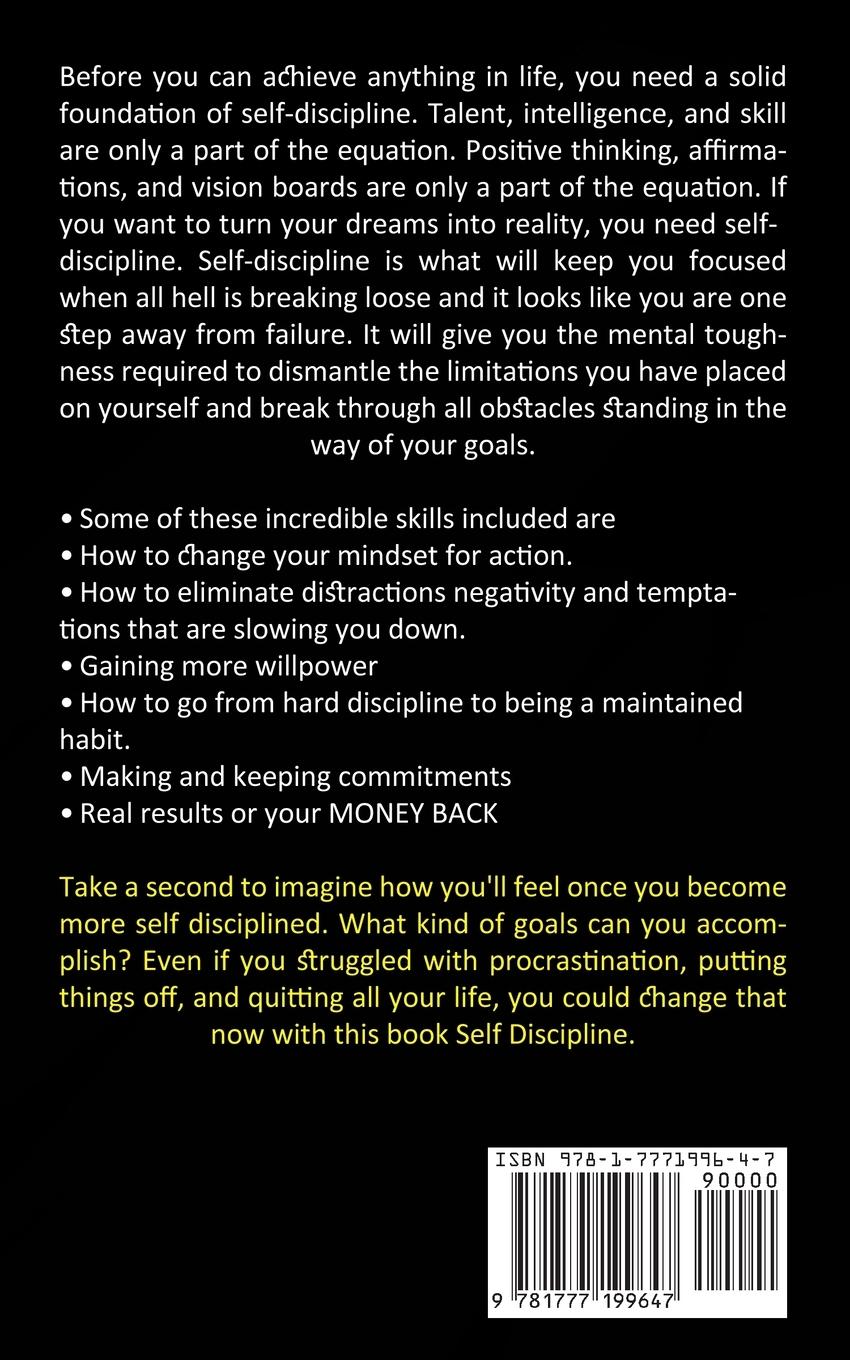 Rückseitencover Self Discipline