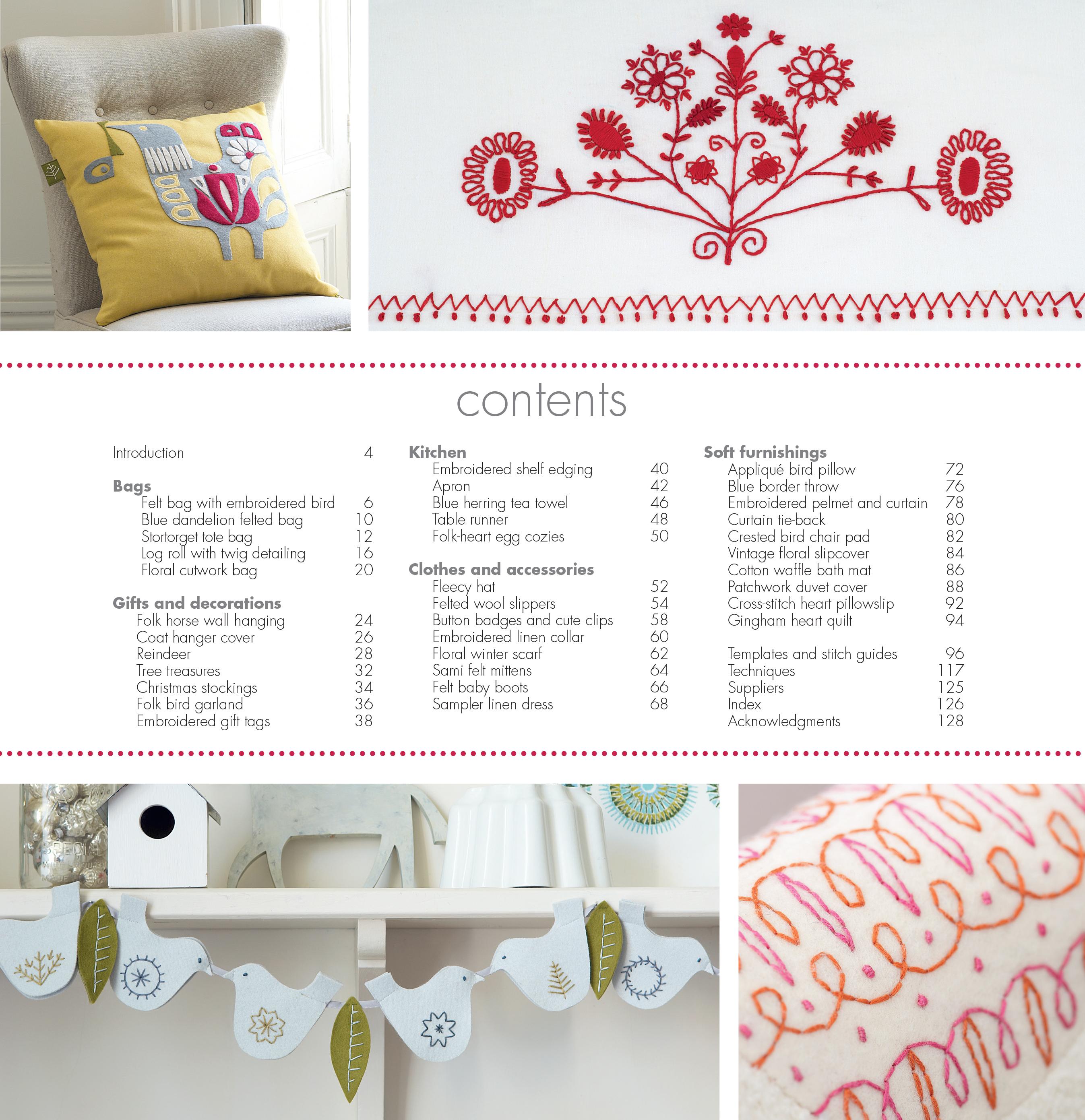 Beispielinhalt (Bild) Scandi Needlecraft: 35 Step-By-Step Projects to Make