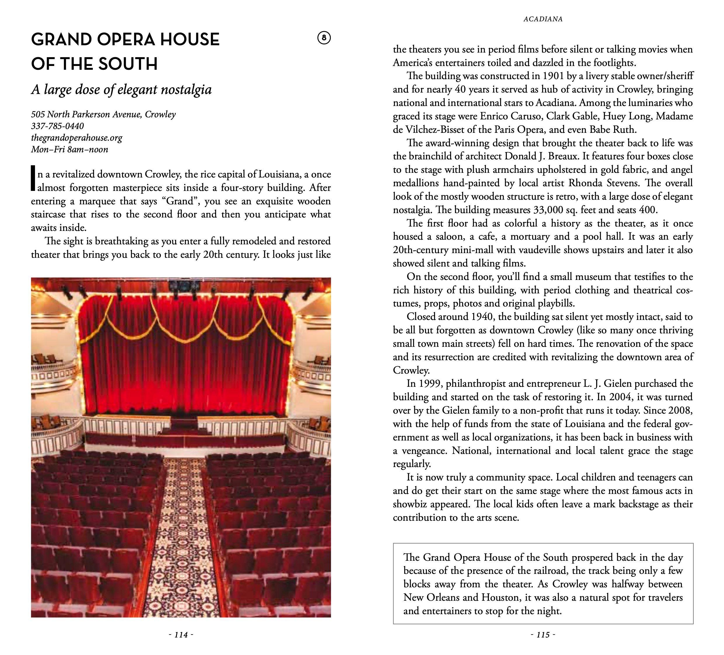 Beispielinhalt (Bild) Secret Louisiana