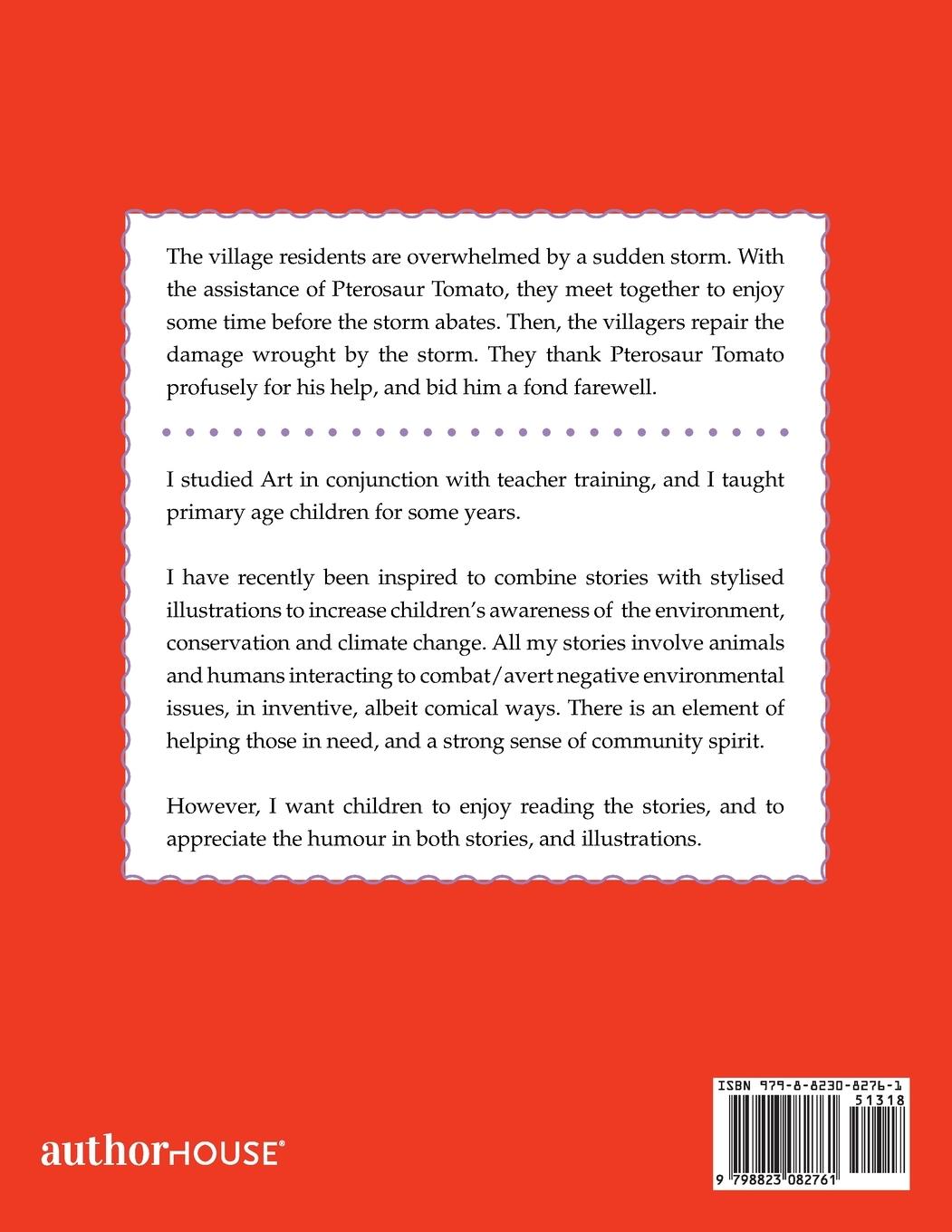 Rückseitencover Pterosaur Tomato and the Village Storm