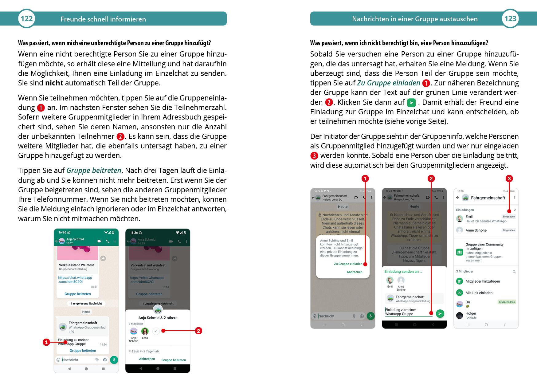 Beispielinhalt (Bild) WhatsApp wirklich einfach erklärt - Die verständliche Anleitung für Android-Geräte wie Samsung, Xiaomi, Poco, Oppo, OnePlus etc.