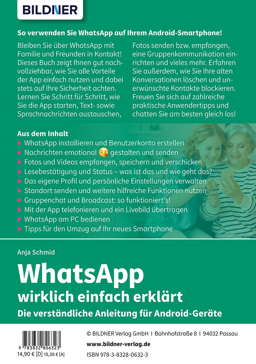 Rückseitencover WhatsApp wirklich einfach erklärt - Die verständliche Anleitung für Android-Geräte wie Samsung, Xiaomi, Poco, Oppo, OnePlus etc.