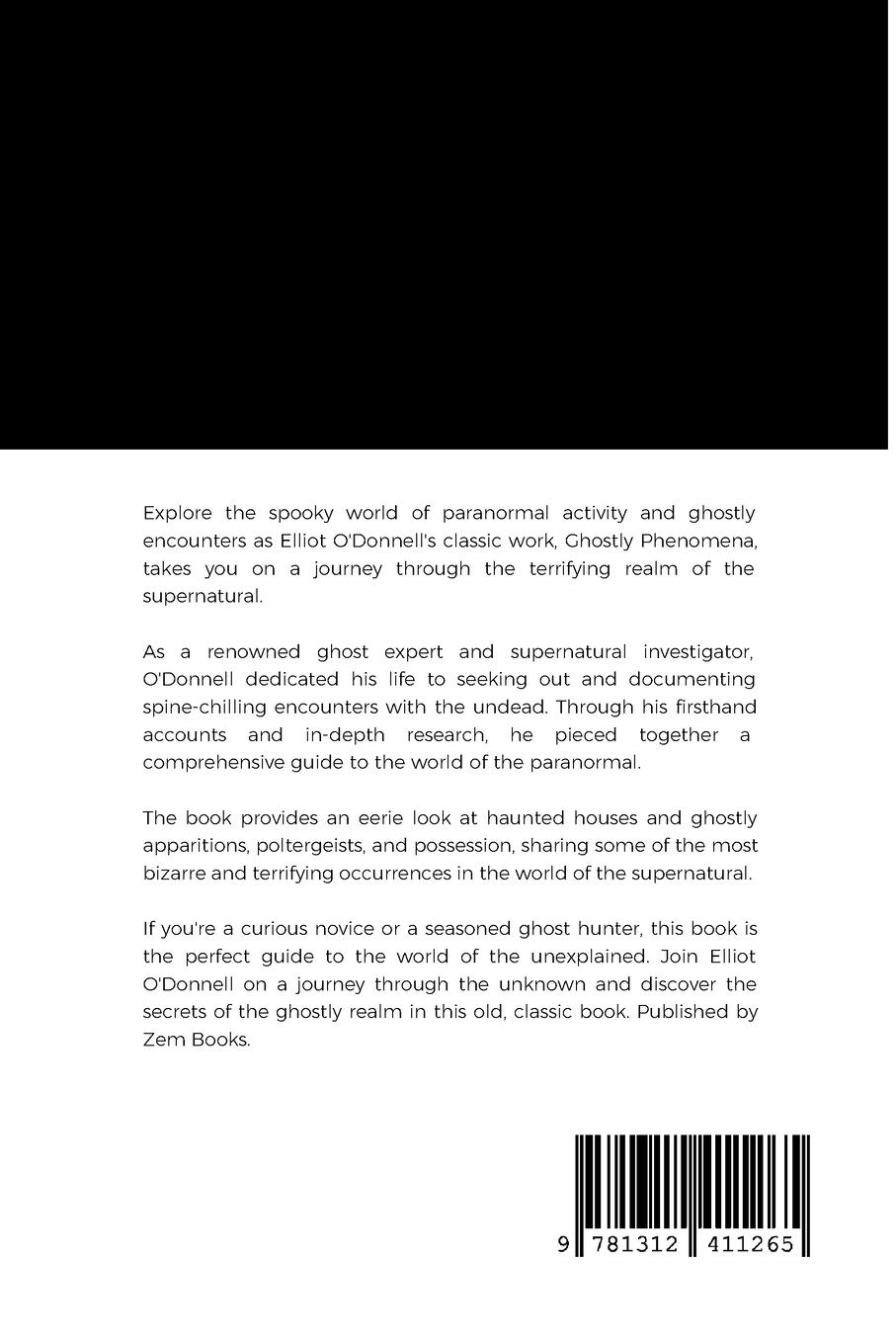 Rückseitencover Ghostly Phenomena