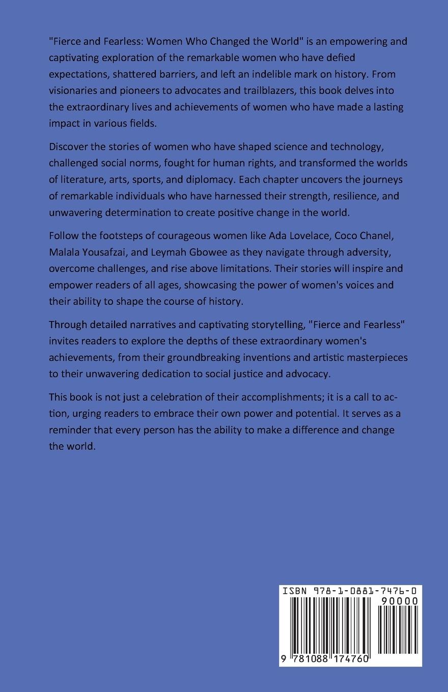 Rückseitencover Fierce and Fearless