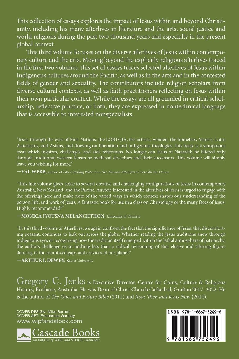 Rückseitencover Cultural Afterlives of Jesus