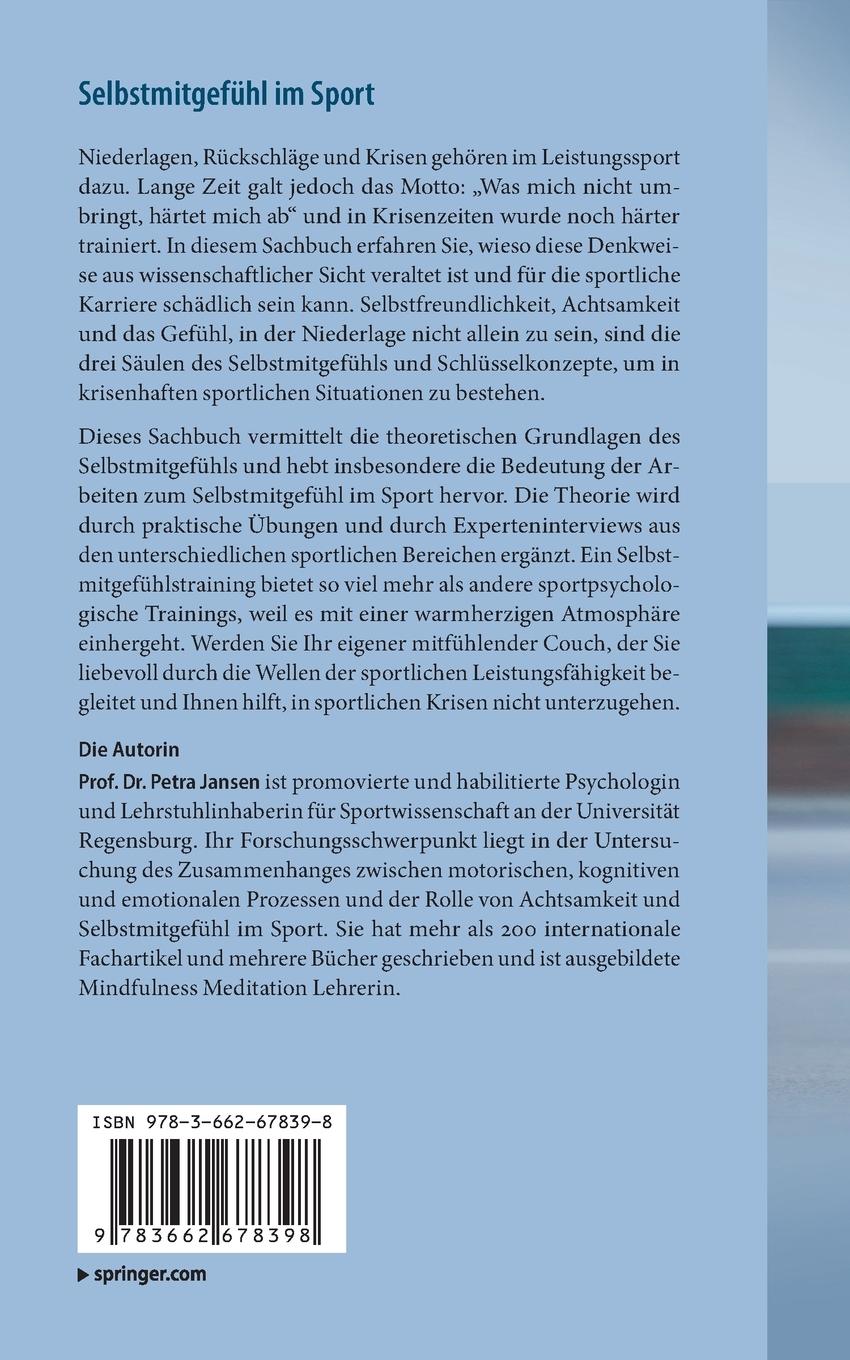 Rückseitencover Selbstmitgefühl im Sport