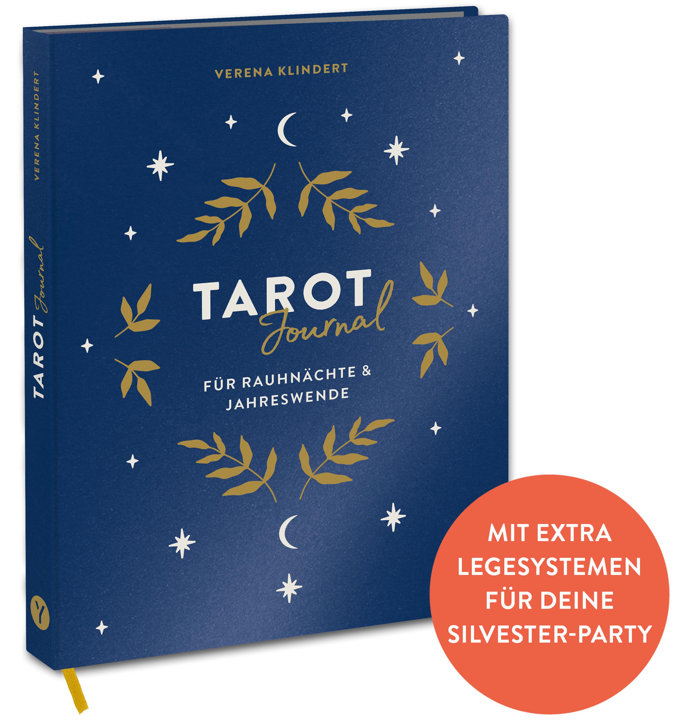 Vorderes Coverbild Tarot Journal für Rauhnächte und Jahreswende