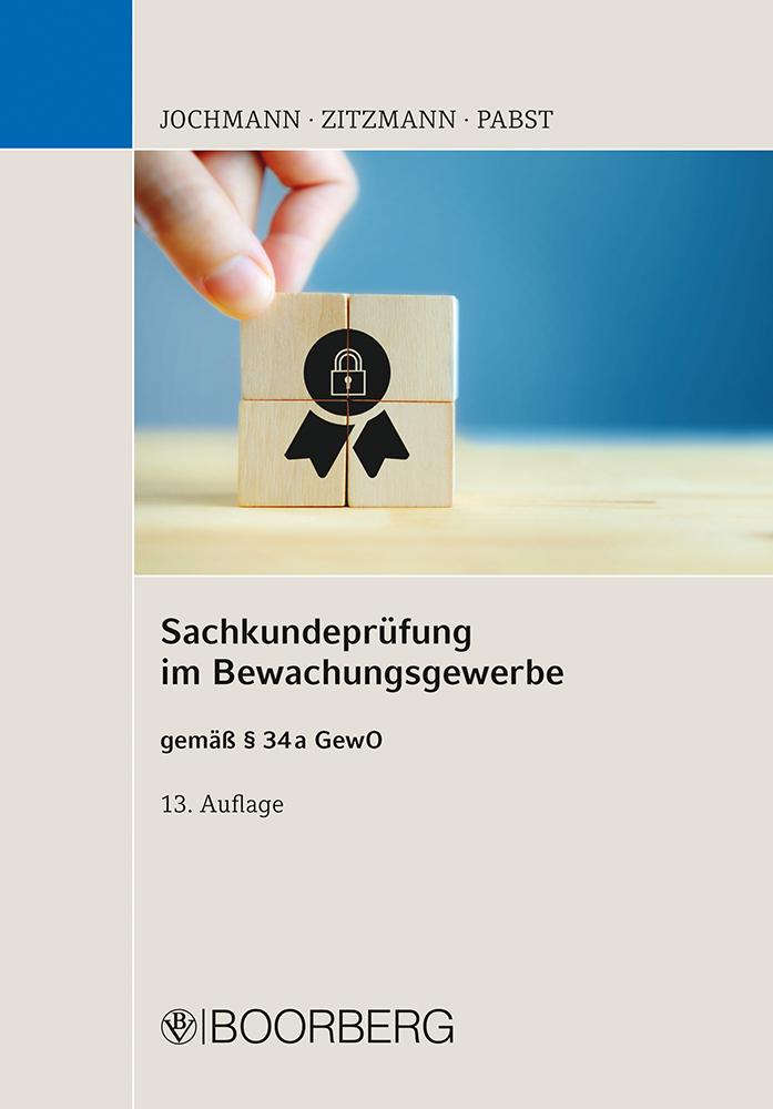 Vorderes Coverbild Sachkundeprüfung im Bewachungsgewerbe