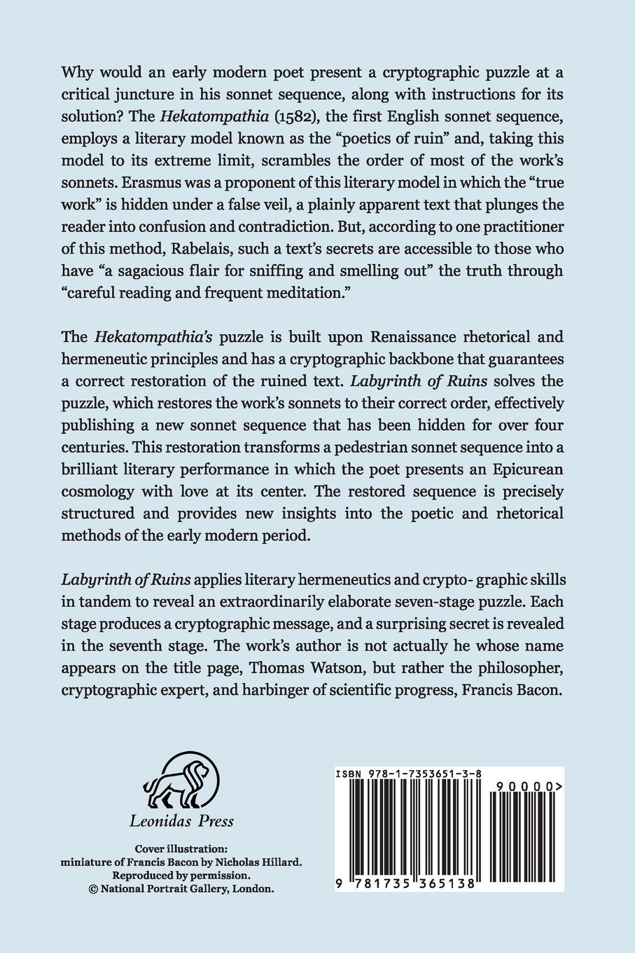 Rückseitencover Labyrinth of Ruins