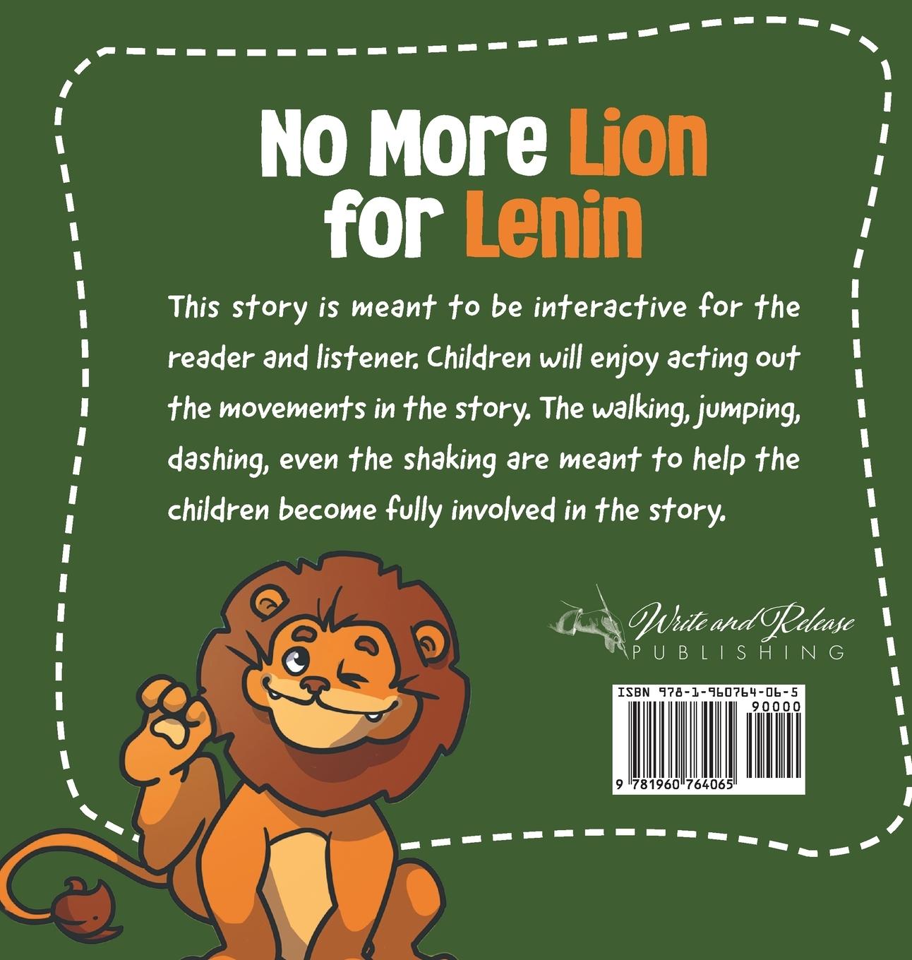 Rückseitencover No More Lion For Lenin