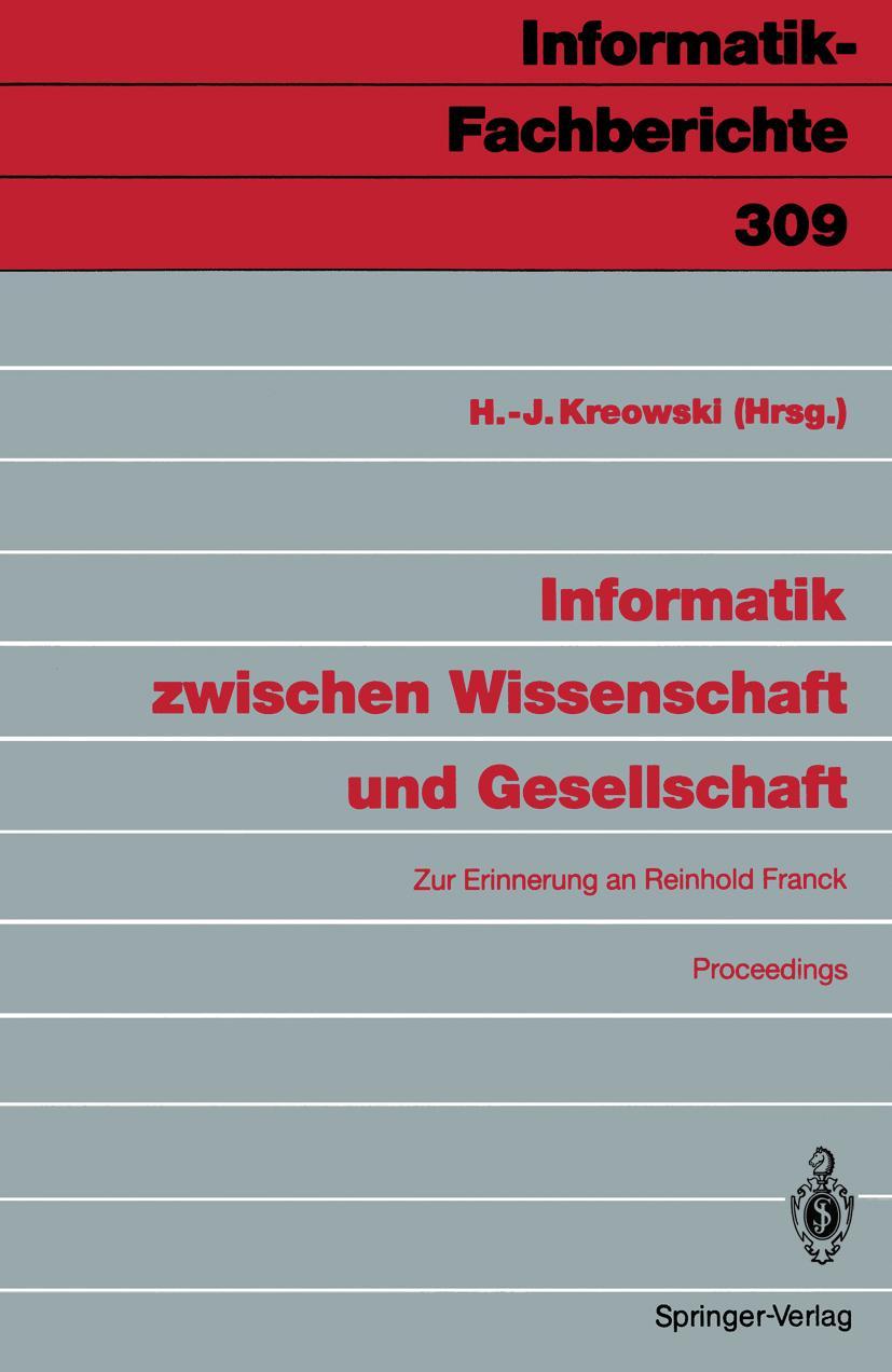 Vorderes Coverbild Informatik zwischen Wissenschaft und Gesellschaft