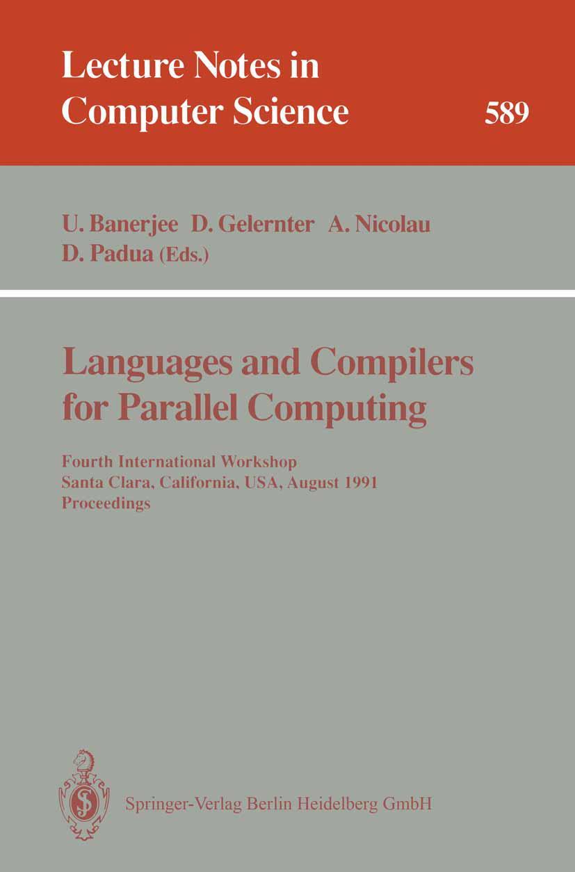 Vorderes Coverbild Languages and Compilers for Parallel Computing