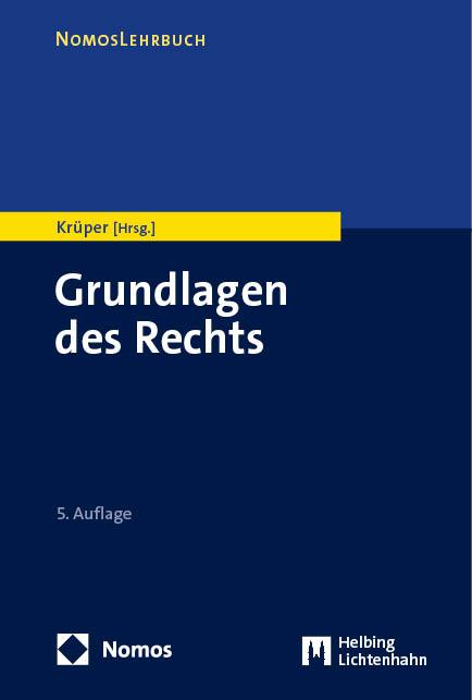 Vorderes Coverbild Grundlagen des Rechts